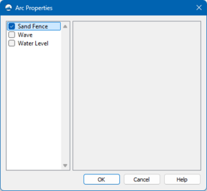 Aeolis Boundary Condition dialog